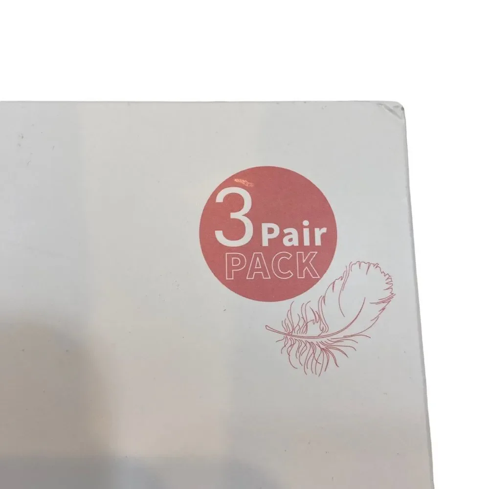 New in Package Everswe brand 3 Pairs Girls Velvet Soft Tights Black‎ 6-8 years